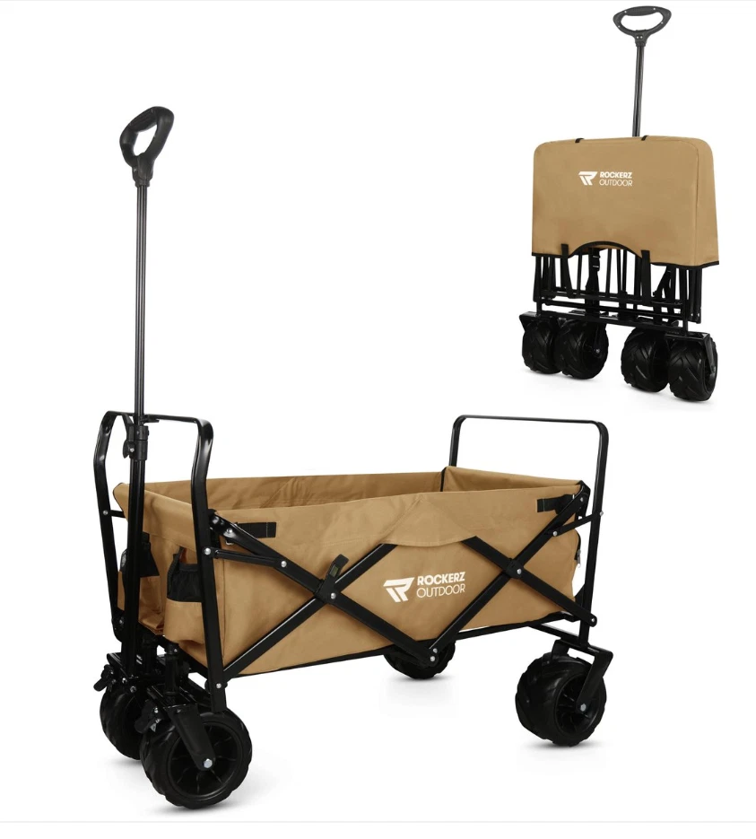 Rockerz Faltbarer Bollerwagen Handwagen Transportwagen NEU
