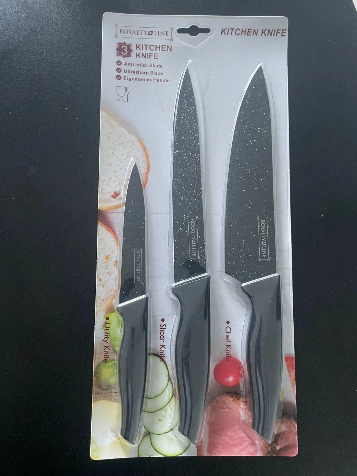 Royalty Line Messer Kochmesser Messerset 3-tlg. NEU OVP